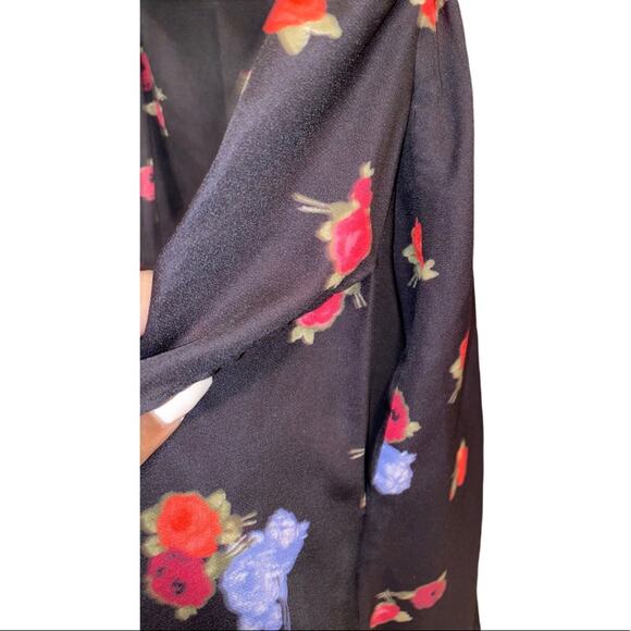 Jason Wu Floral Blouson Dress 100% Silk Sz 10 - Picture 7 of 10